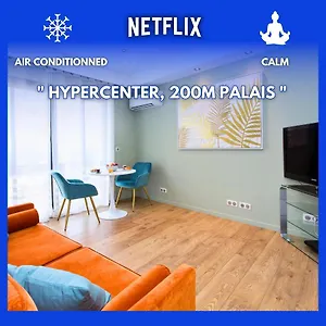 Appartement Le Classe : Hypercentre, 150m Palais, Climatisation, Cannes